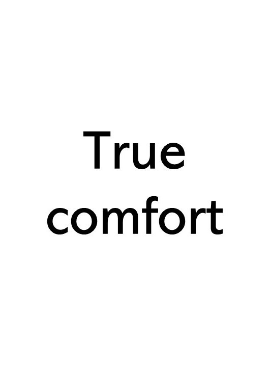 Title text image that says True comfort